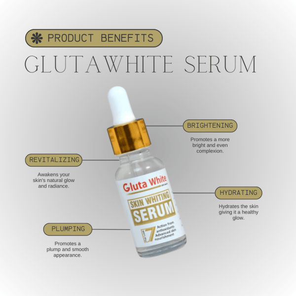 Gluta White Face Glowing Serum(30ml) - Gul E Nayab