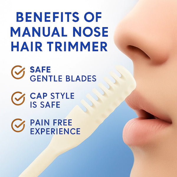 PrecisionTrim™ Manual Nose Hair Trimmer –(Pack of 2) - Gul E Nayab