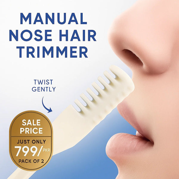 PrecisionTrim™ Manual Nose Hair Trimmer –(Pack of 2) - Gul E Nayab