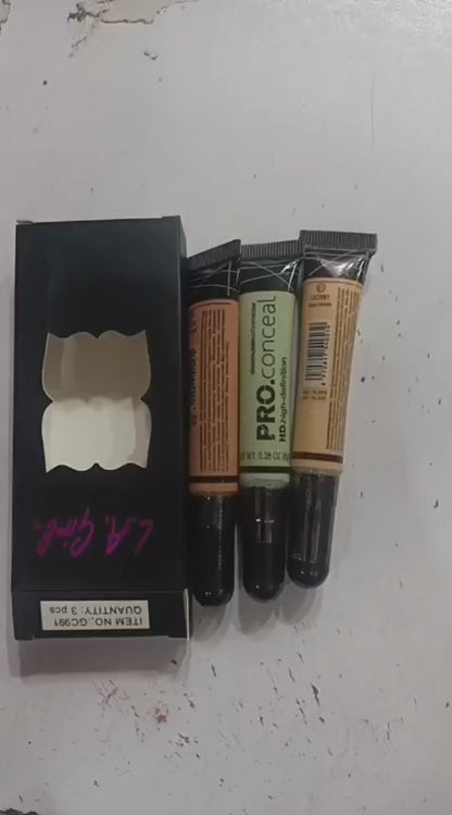 LA Girl HD Pro Concealer Pack of 3